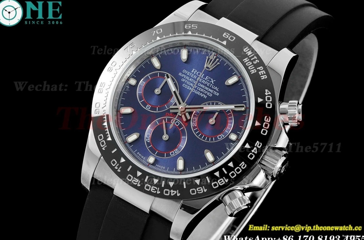 RU Dial Blue A7750 40mm OMF Daytona SS 116519 0309